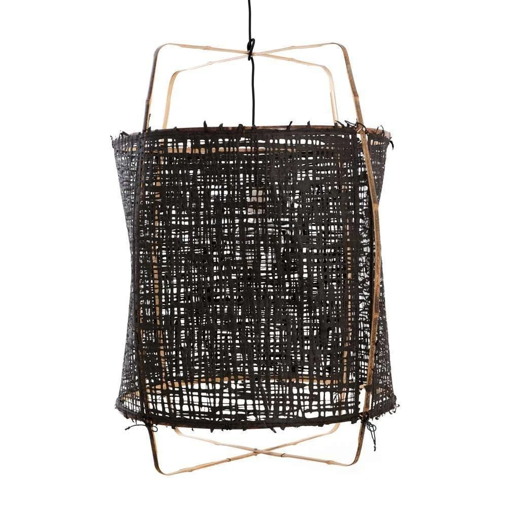 Ay Illuminate Hanglamp Z1 Bamboe Zwart Karton ø67x100cm 1 Ay Illuminate Hanglamp Z1 Bamboe Zwart Karton ø67x100cm