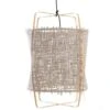 Ay Illuminate Hanglamp Z22 Blond Bamboe Grijs Karton ø48,5x72,5cm