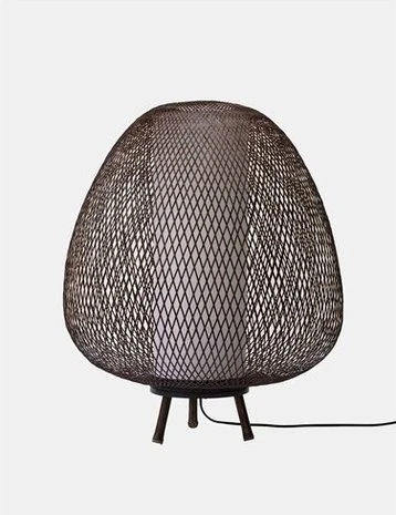 Ay Illuminate Vloerlamp Twiggy Egg Bruin Bamboe ø60cm 2 Ay Illuminate Vloerlamp Twiggy Egg Bruin Bamboe ø60cm - Afbeelding 2