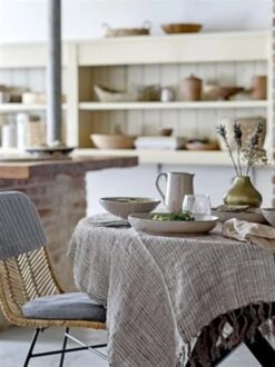 Bloomingville Alia Bord Rose - Set Van 6 Stuks Ø23,5xH4,5 Cm -Bloomingville Verkoopwinkel bloomingville alia bord rose set van 6 stuks 235xh 3