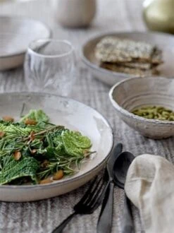 Bloomingville Alia Bord Rose - Set Van 6 Stuks Ø23,5xH4,5 Cm -Bloomingville Verkoopwinkel bloomingville alia bord rose set van 6 stuks 235xh 4