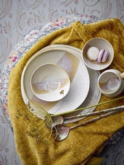 Bloomingville April Bord Multikleur - Set Van 6 Stuks Ø22cm -Bloomingville Verkoopwinkel bloomingville april bord multikleur set van 6 stuk 3