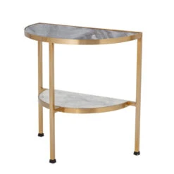 Bloomingville Clint Bijzettafel Marmer - Zwart 6 Bloomingville Clint Bijzettafel Marmer - Zwart -Bloomingville Verkoopwinkel bloomingville clint bijzettafel marmer zwart 2