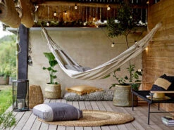 Bloomingville Effie Lantaarn - Bamboe/glas -Bloomingville Verkoopwinkel bloomingville effie lantaarn bamboe glas 2