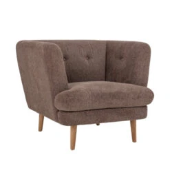 Bloomingville Elliot Loungestoel - Bruin -Bloomingville Verkoopwinkel bloomingville elliot loungestoel bruin 2