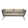 Bloomingville Mundo Sofa Zwart 175x72x74 Cm