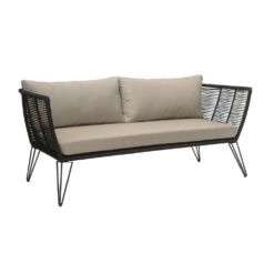 Bloomingville Mundo Sofa Zwart 175x72x74 Cm -Bloomingville Verkoopwinkel bloomingville mundo sofa zwart 175x72x74 cm 2