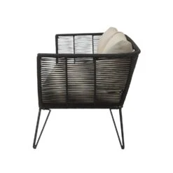 Bloomingville Mundo Sofa Zwart 175x72x74 Cm -Bloomingville Verkoopwinkel bloomingville mundo sofa zwart 175x72x74 cm 3