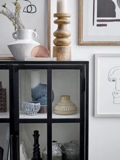 Bloomingville Opal Kast Eikenhout - Zwart -Bloomingville Verkoopwinkel bloomingville opal kast eikenhout zwart 3