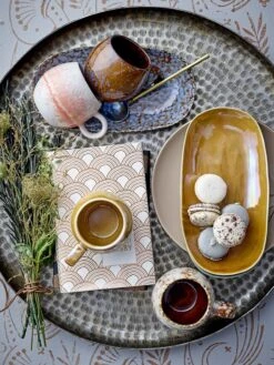 Bloomingville Paula Bord Groen - Set Van 6 Stuks 9 Bloomingville Paula Bord Groen - Set Van 6 Stuks -Bloomingville Verkoopwinkel bloomingville paula bord groen set van 6 stuks 3