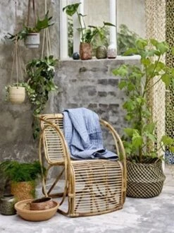 Bloomingville Plaid Blauw 200x140cm -Bloomingville Verkoopwinkel bloomingville plaid blauw 200x140cm 2