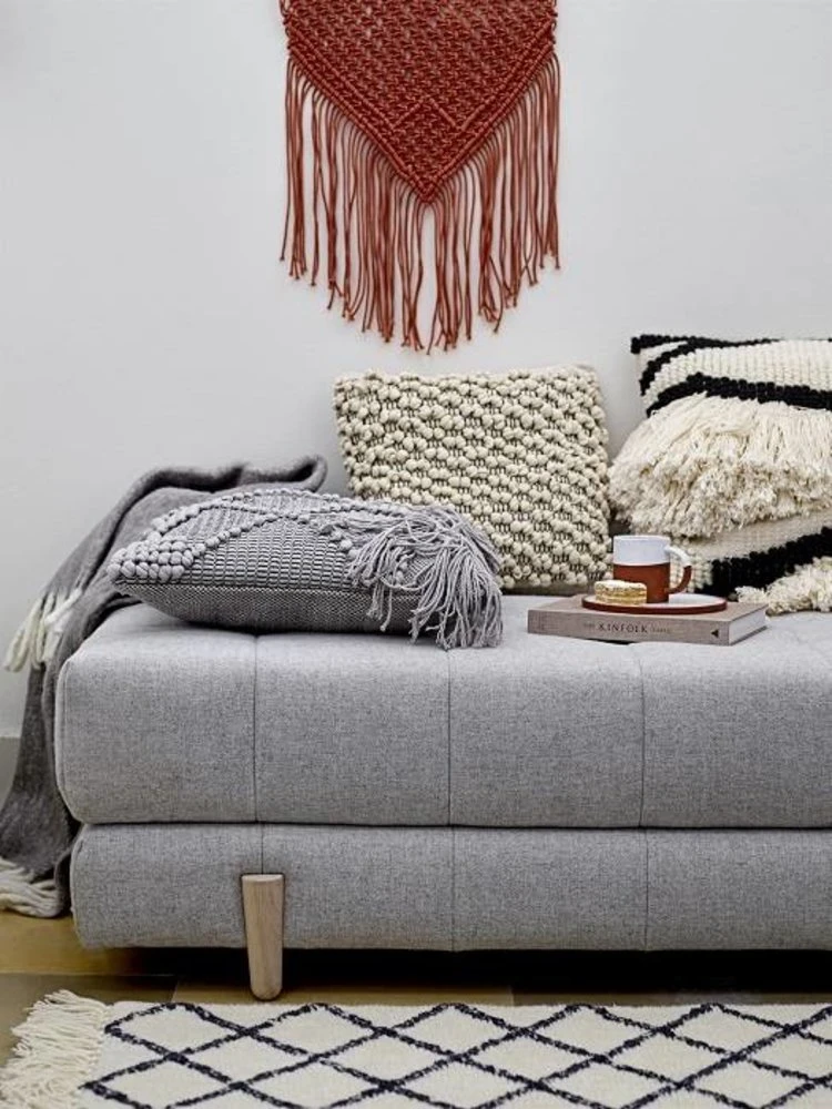 Bloomingville Vloerkleed Naturel Wol 300x200cm 3 Bloomingville Vloerkleed Naturel Wol 300x200cm - Afbeelding 3