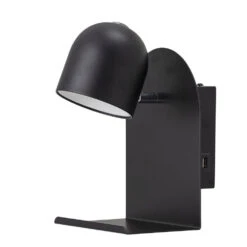 Bloomingville Verkoopwinkel 15 Bloomingville Wandlamp LED Metaal - Zwart