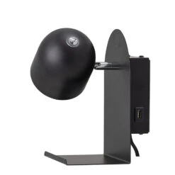 Bloomingville Wandlamp LED Metaal - Zwart -Bloomingville Verkoopwinkel bloomingville wandlamp led metaal zwart 5