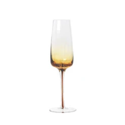 Broste Copenhagen Amber Champagne Glazen - Set Van 12 Stuks