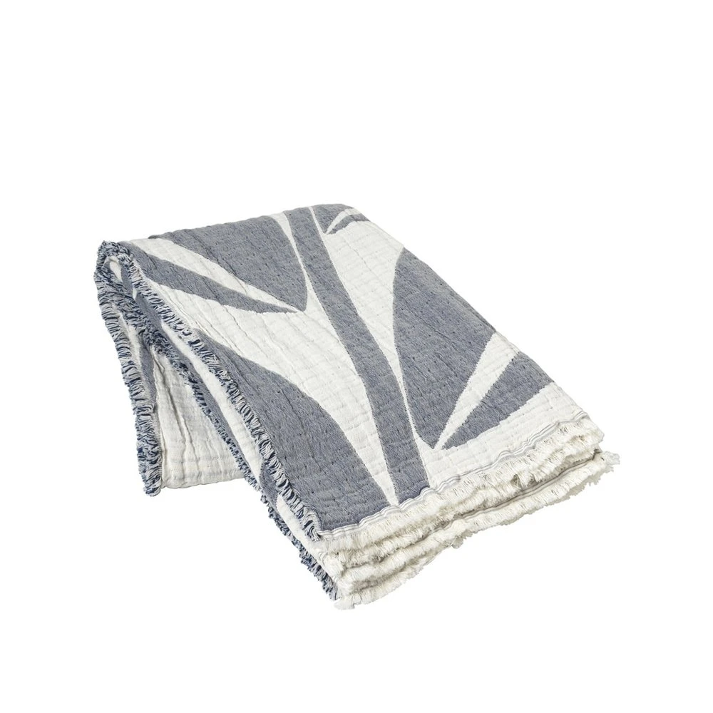 Broste Copenhagen Barley Plaid Blauw - 50030234 1 Broste Copenhagen Barley Plaid Blauw - 50030234