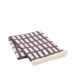 Broste Copenhagen Isa Plaid Paars - 130x180cm
