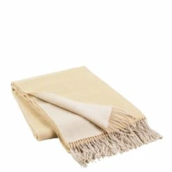 Broste Copenhagen Jeanne Plaid Geel - 130x200cm