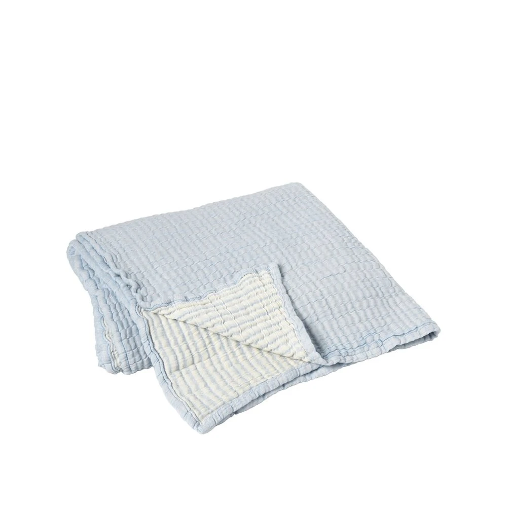 Broste Copenhagen Karri Plaid Blauw - 50030244 1 Broste Copenhagen Karri Plaid Blauw - 50030244