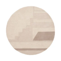 Broste Copenhagen Line Vloerkleed Wol - Ø140CM