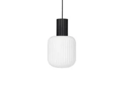 Broste Copenhagen Lolly Hanglamp Zwart - Ø20XH34cm