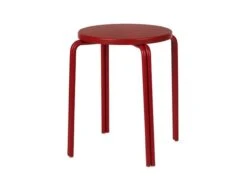 Broste Copenhagen Oda Kruk Ijzer/essenfineer - Rood Bruin