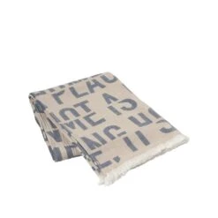 Broste Copenhagen Quote Plaid Zand - 50030226