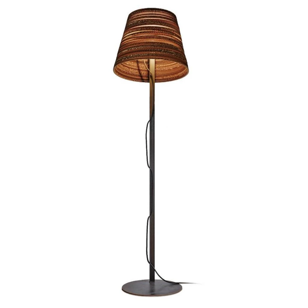 Graypants Tilt Vloerlamp Bruin Karton Ø46x35x170cm 1 Graypants Tilt Vloerlamp Bruin Karton Ø46x35x170cm