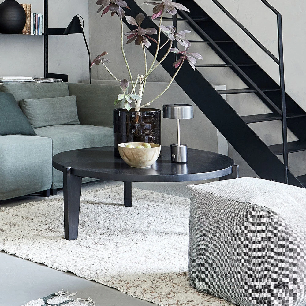 House Doctor Bali Salontafel - Zwart Ø110cm 3 House Doctor Bali Salontafel - Zwart Ø110cm - Afbeelding 3