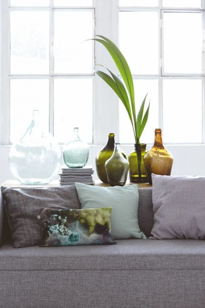 House Doctor Bottle Glazen Vaas ø40x56cm 2 House Doctor Bottle Glazen Vaas ø40x56cm - Afbeelding 2