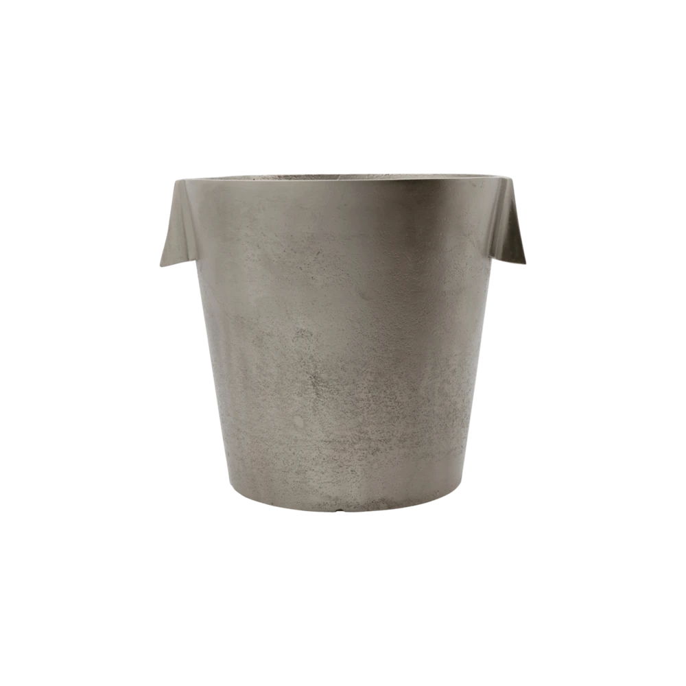 House Doctor Buck Wijnkoeler - Brushed Zilver Ø22cm 1 House Doctor Buck Wijnkoeler - Brushed Zilver Ø22cm