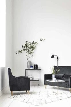 House Doctor Club Wandlamp Zwart Metaal Messing -Bloomingville Verkoopwinkel house doctor club wandlamp zwart metaal messing 2