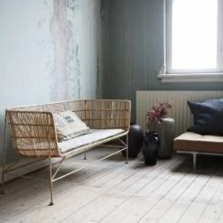 House Doctor Coon Sofa Natural Rotan Bank -Bloomingville Verkoopwinkel house doctor coon sofa natural rotan bank 2