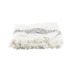 House Doctor Kolonia Plaid Wit 180x130cm