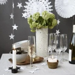 House Doctor Nouveau Champagne Glas ø7,3x22cm -Bloomingville Verkoopwinkel house doctor nouveau champagne glas o73x22cm 2