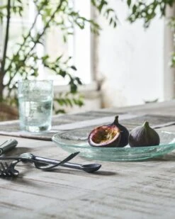 House Doctor Rain Borden Groen/blauw Ø21cm Set Van 6 Stuks - 262680002 -Bloomingville Verkoopwinkel house doctor rain borden groen blauw 21cm set van 4