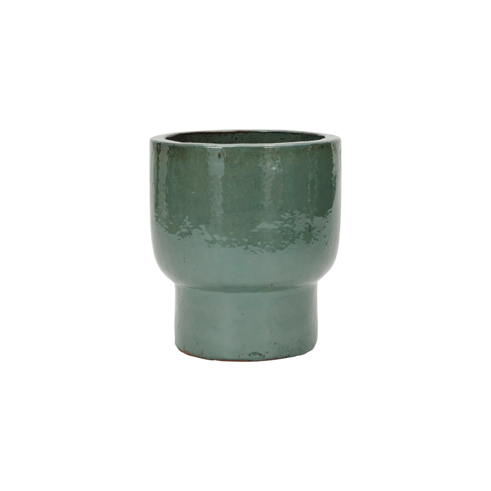 House Doctor Terra Bloempot - Groen ∅40cm 1 House Doctor Terra Bloempot - Groen ∅40cm