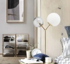 House Doctor Twice Tafellamp Messing -Bloomingville Verkoopwinkel house doctor twice tafellamp messing 2