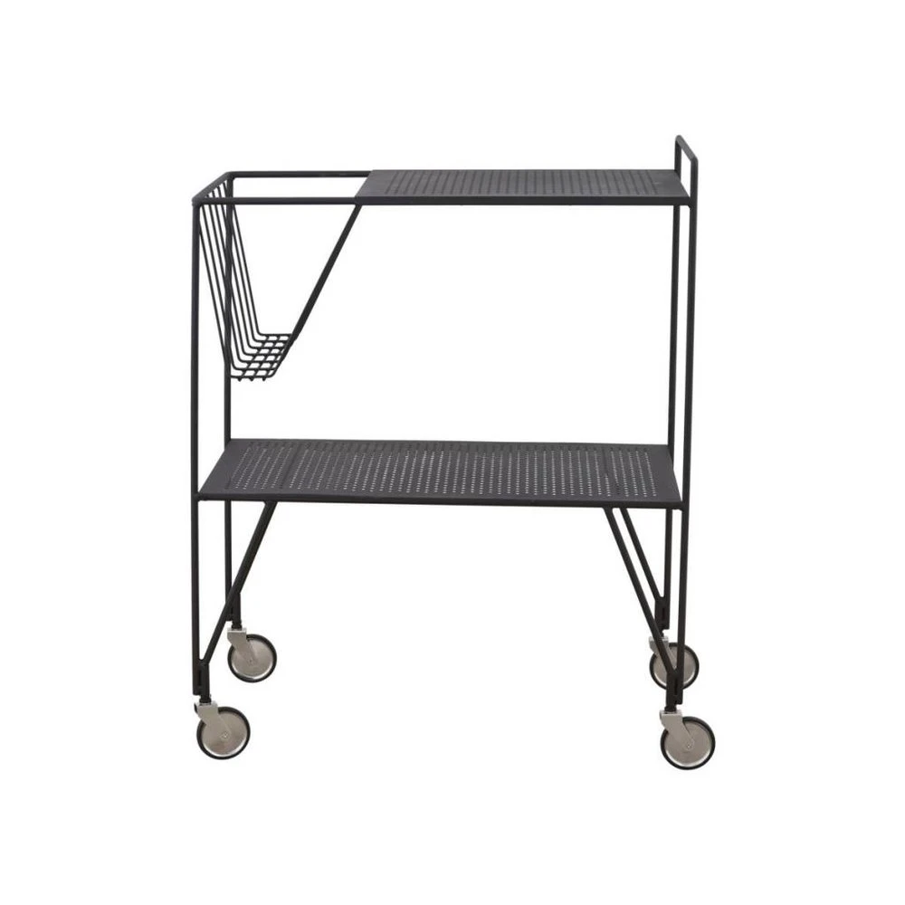 House Doctor Use Trolley Zwart Metaal 1 House Doctor Use Trolley Zwart Metaal