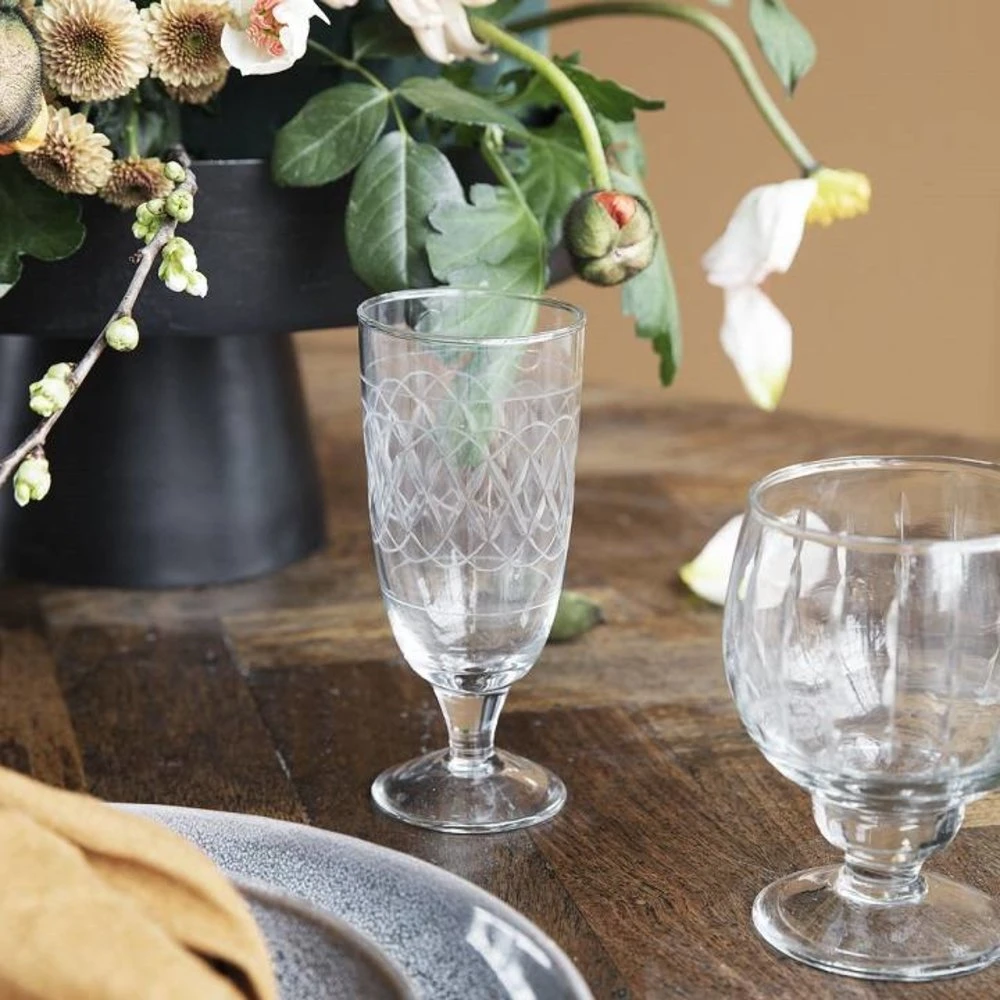 House Doctor Vintage Champagne Glas Ø7x20cm - Set Van 12 Stuks 2 House Doctor Vintage Champagne Glas Ø7x20cm - Set Van 12 Stuks - Afbeelding 2