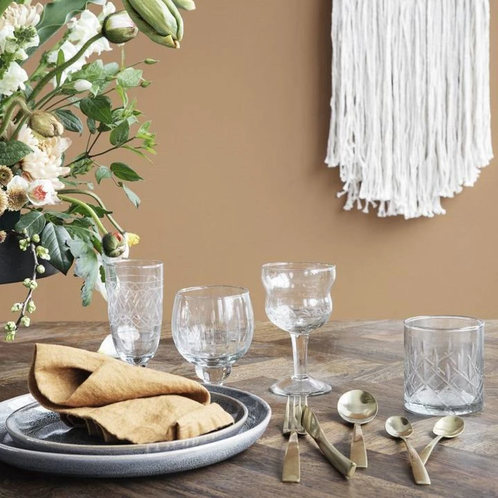 House Doctor Vintage Champagne Glas Ø7x20cm - Set Van 12 Stuks 3 House Doctor Vintage Champagne Glas Ø7x20cm - Set Van 12 Stuks - Afbeelding 3