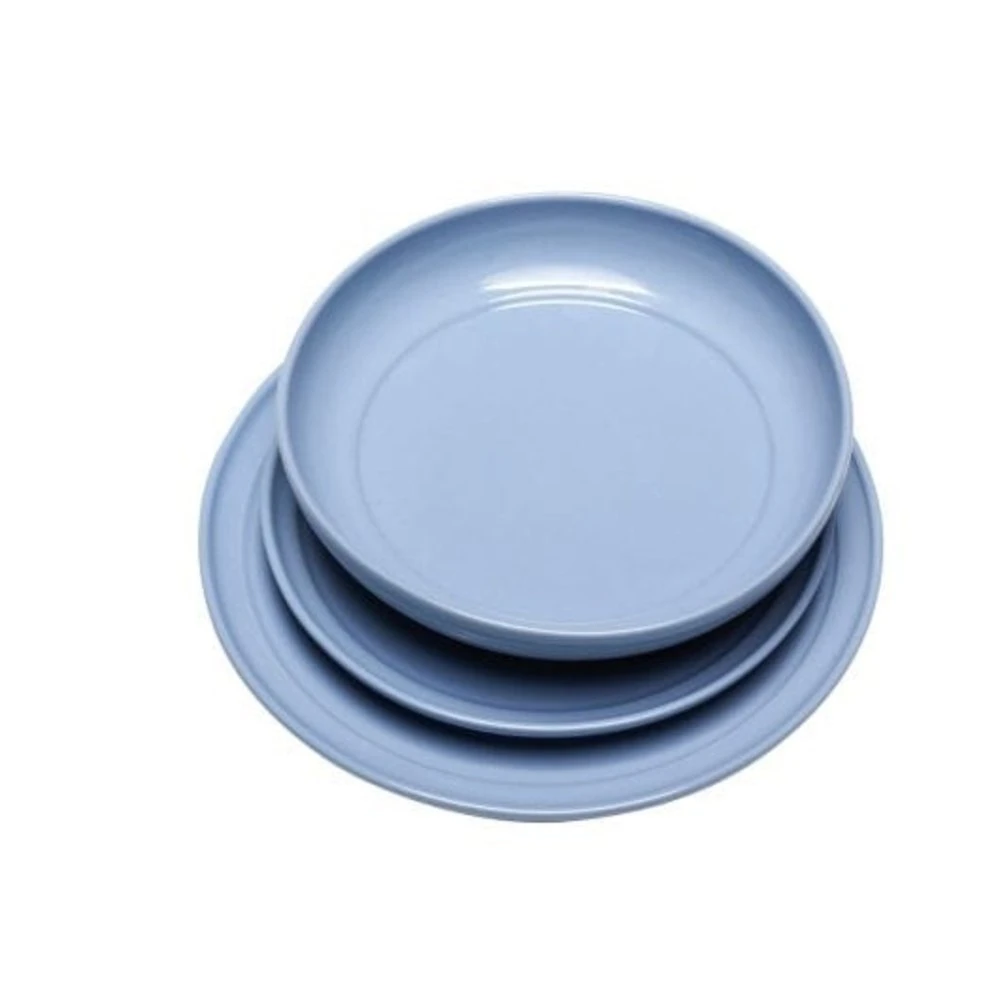 Hubsch Amare Borden Lichtblauw Set Van 6 Stuks - 211711 2 Hubsch Amare Borden Lichtblauw Set Van 6 Stuks - 211711 - Afbeelding 2