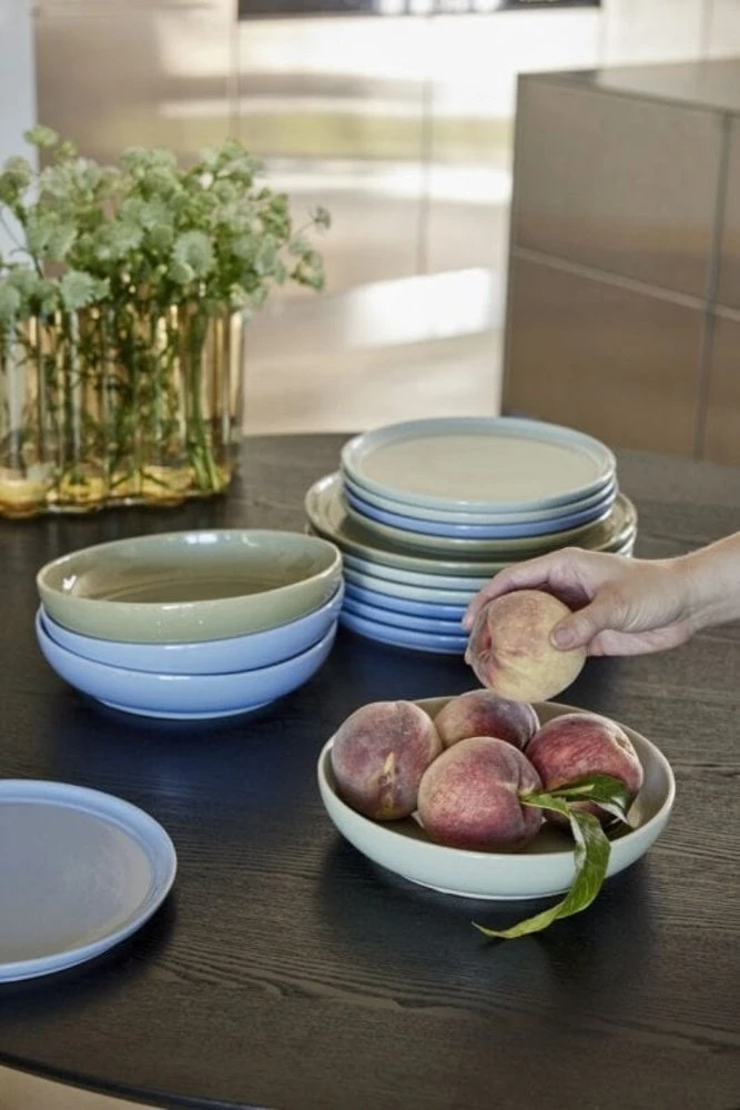 Hubsch Amare Dinerborden Zand Set Van 6 Stuks - 211715 4 Hubsch Amare Dinerborden Zand Set Van 6 Stuks - 211715 - Afbeelding 4