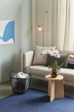 Hubsch Bank Polyester/metaal - Beige/oranje -Bloomingville Verkoopwinkel hubsch bank polyester metaal beige oranje 4