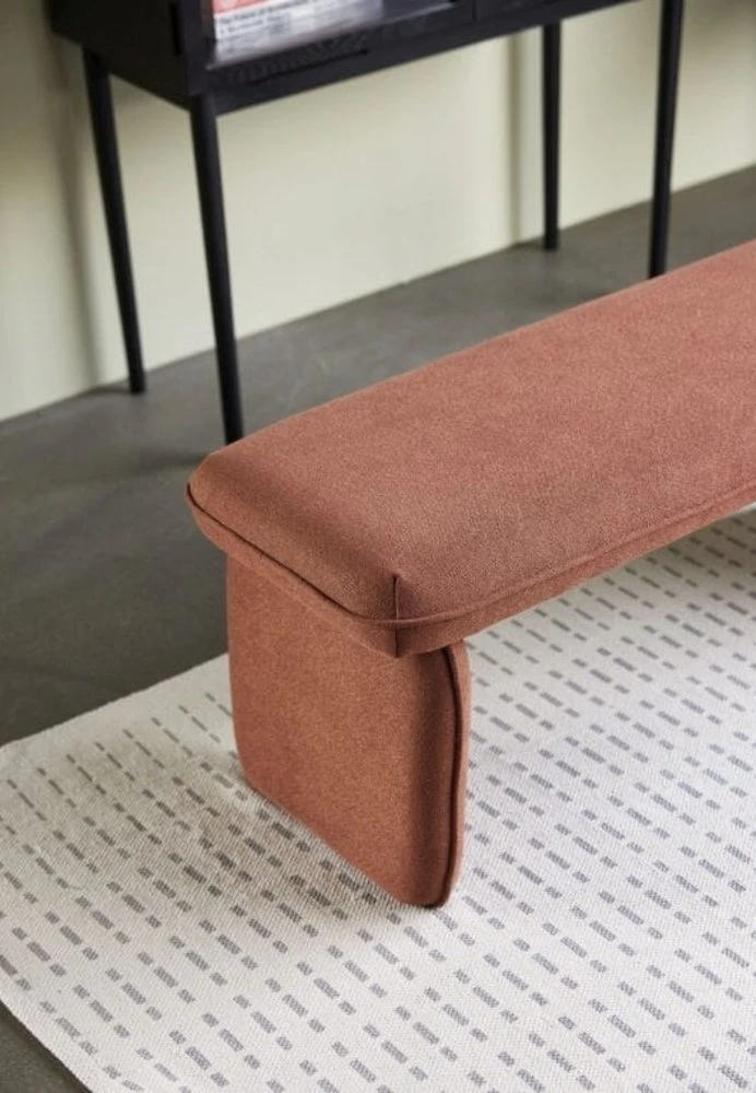 Hubsch Bank Polyester - Rood 4 Hubsch Bank Polyester - Rood - Afbeelding 4