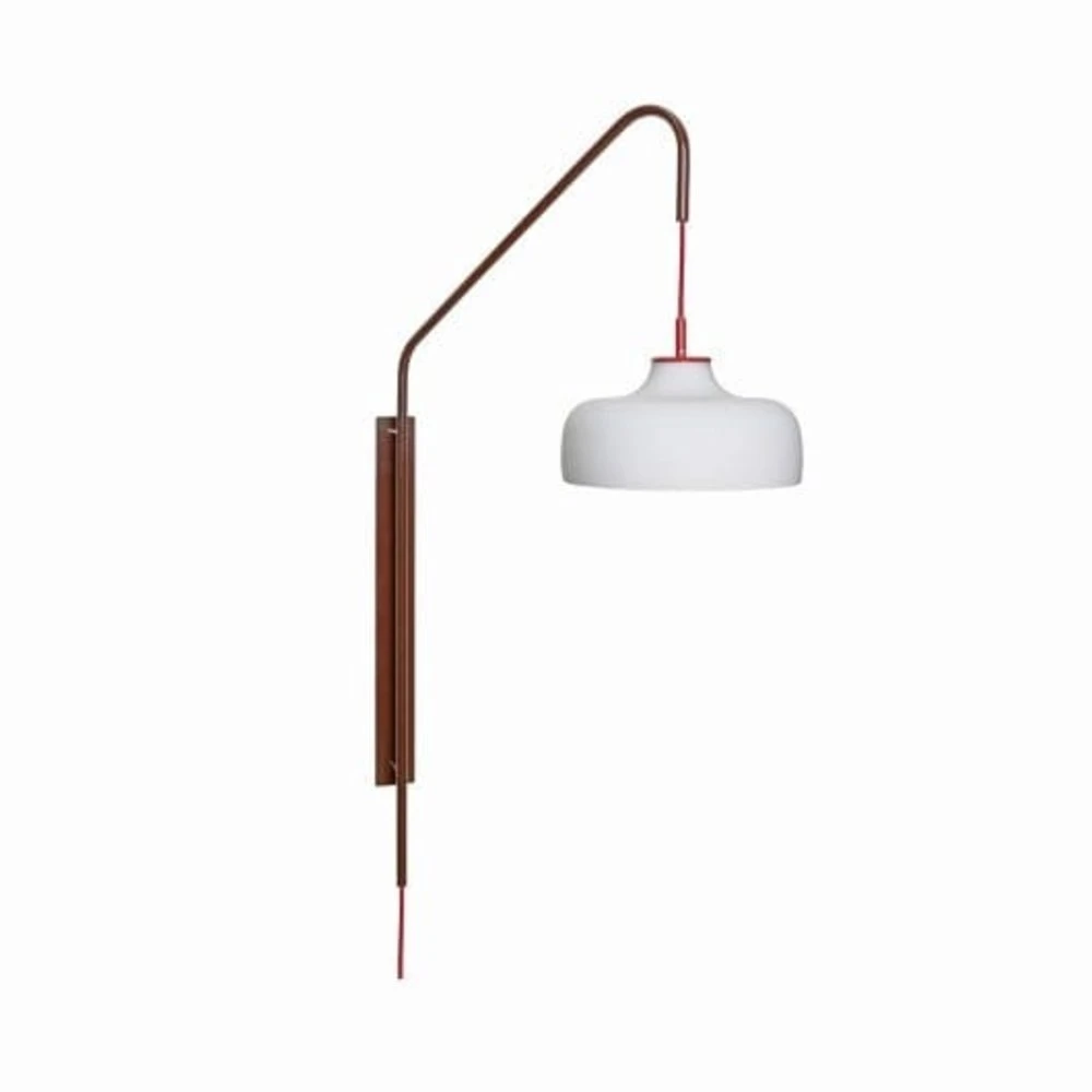 Hubsch Current Wandlamp Rood/bruin - 961617 1 Hubsch Current Wandlamp Rood/bruin - 961617