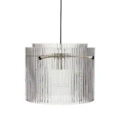 Hubsch Hanglamp Glas/metaal - Clear/nickel