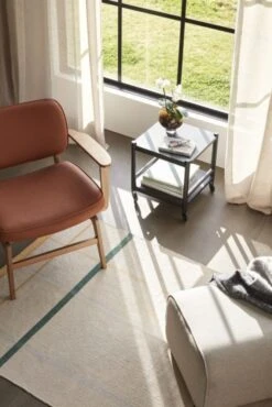 Hubsch Lounge Stoel - Naturel/bruin -Bloomingville Verkoopwinkel hubsch lounge stoel naturel bruin 4