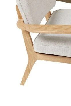 Hubsch Lounge Stoel - Naturel/grijs -Bloomingville Verkoopwinkel hubsch lounge stoel naturel grijs 2