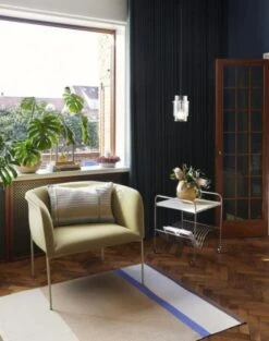 Hubsch Loungestoel - Geel/lichtgroen -Bloomingville Verkoopwinkel hubsch loungestoel geel lichtgroen 4